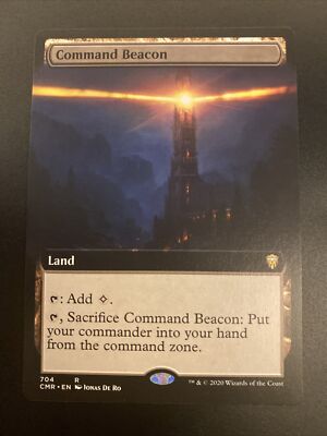 Command Beacon #704 EXTENDED ART MTG Commander Legends Rare NM English