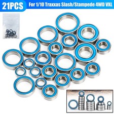 21Pcs RC Bearings Kit for Traxxas Slash 4x4 Rustler Stampede 4X4 VXL Telluride