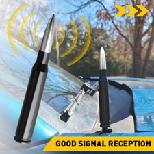 Black Silver 5.5 Cnc Bullet Antenna Black For Dodge Ram 1500 2500 3500