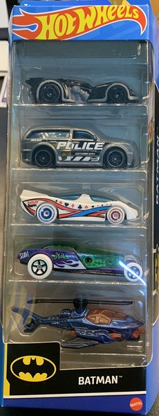 Hot Wheels 2024. Pack-5. DC BATMAN.