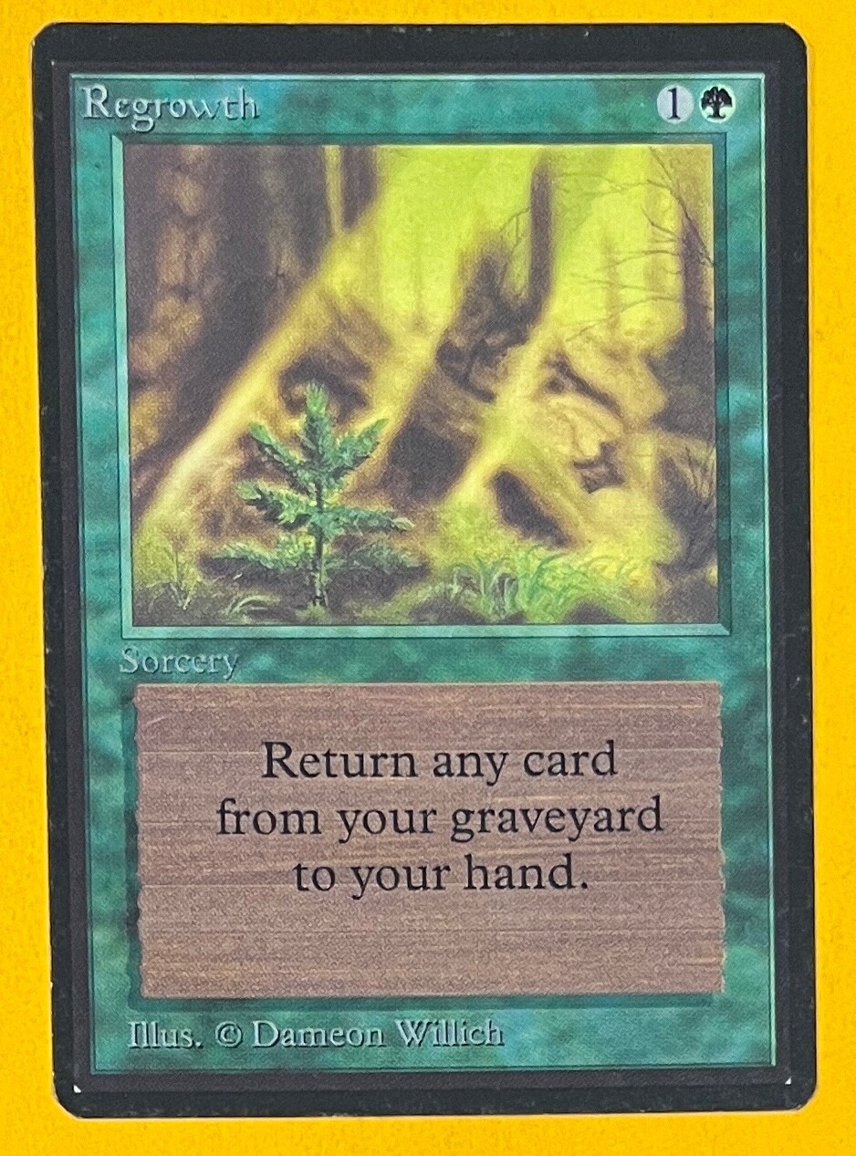MTG REGROWTH Beta (OldManMTG 009-367)