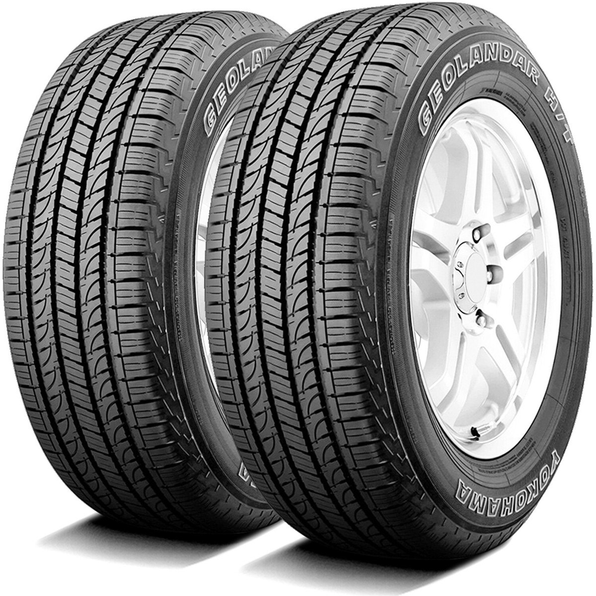 2 Tires Yokohama Geolandar H/T G056 265/70R16 111T A/S All Season