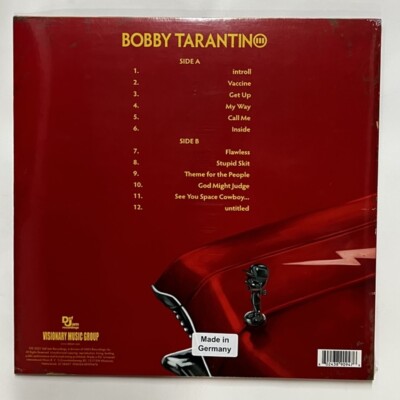 Logic Bobby Tarantino III 1LP Vinyl Limited Black 12