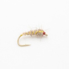 6 x Hare's Ear (Gold Holo Cheek) - Trout Fishing
