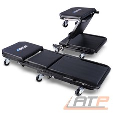 ENVA MONTAGEROLLBRETT - WERKSTATTHOCKER - 2-IN-1 WERKSTATTSITZ MECHANIKER ROLLEN