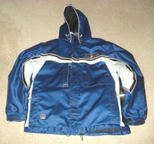 Phenix Blue Ski Vest Hooded Jacket Men's USA Size L & Euro Size 52