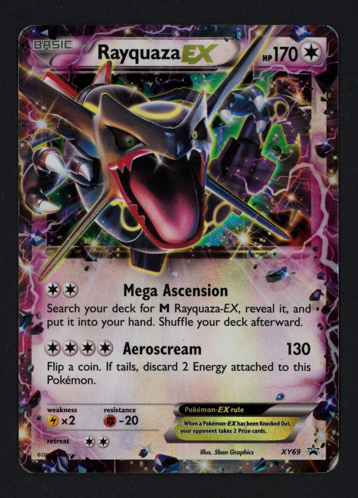 Rayquaza EX XY69 XY Shiny Promo Holofoil Pokemon TCG