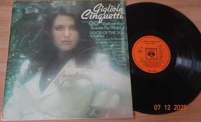 GIGLIOLA CINQUETTI-GO BEFORE YOU BREAK MY HEART-12''VINYL LP-CBS-1974-V/G+