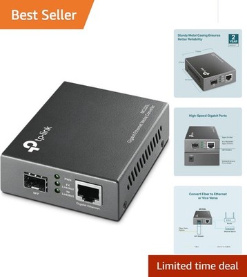 Auto-Negotiation MC220L Media Converter - Effortless Fiber to Ethernet Setup