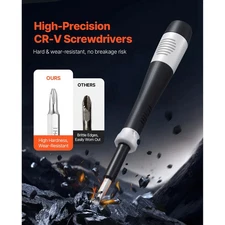 KFFKFF 59-Piece Precision Screwdriver Set, Compact Repair Tool Kit with Phillips