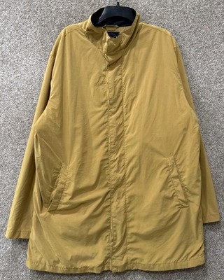 Paul & Shark Yachting Nautical Micro Jacket Mens Size 2XL Yellow Full Zip Coat