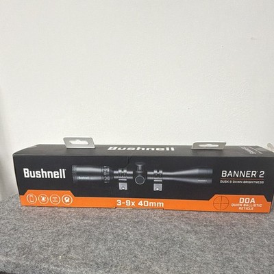 Bushnell Banner 2 Riflescope 3-9x40mm DOA Reticle Black for Rifle