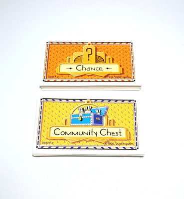 Replacement Pieces MONOPOLY (70th Anniversary Edition) COMMUNITY CHEST / CHANCE