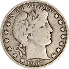 1907-O Barber Half Dollar