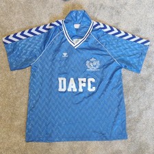 1988 Hummel DAFC Football Club Blue #10 Jersey Shirt XXL (DUNFERMLINE Athletic?)