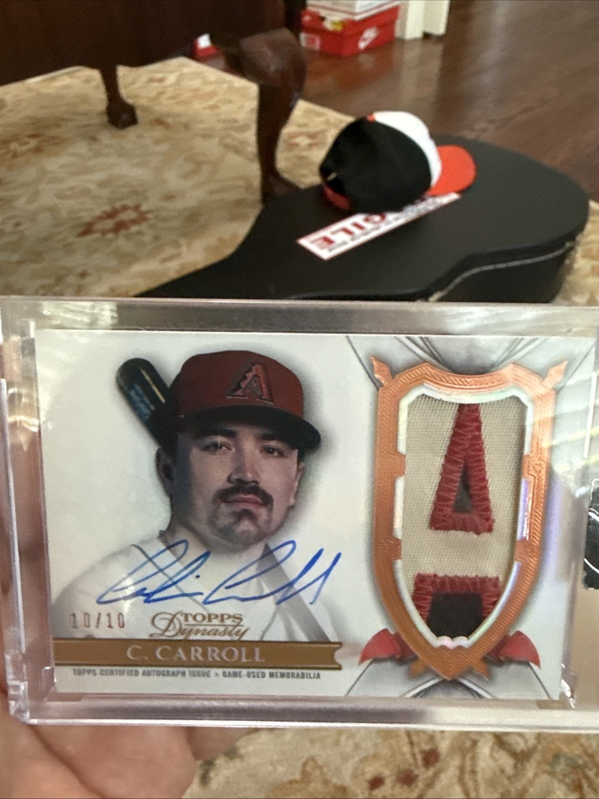 2024 Topps Dynasty Corbin Carroll Patch Auto Autograph #/10 Diamondbacks view 1