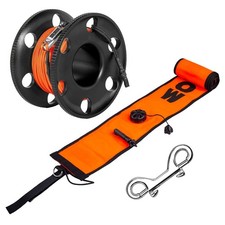 5FT/6FT Diving Surface Marker Buoy SMB , Signal Tube Safety Sausage with 100...