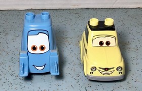 2011 LEGO DUPLO DISNEY CARS II SET 5818-LUIGI'S ITALIAN PLACE 18Pcs 2FIGS NO BOX