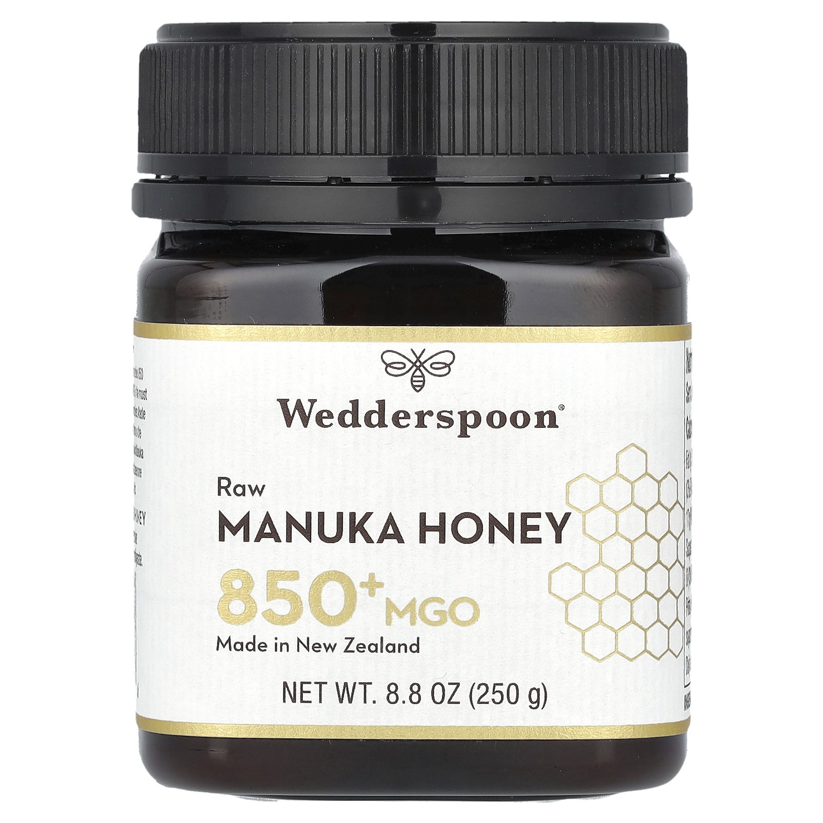 Сырой мед Манука, MGO 850+, 8,8 унции (250 г)