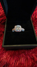 Cushion Halo Diamond Engagement Size 6,7,8,9