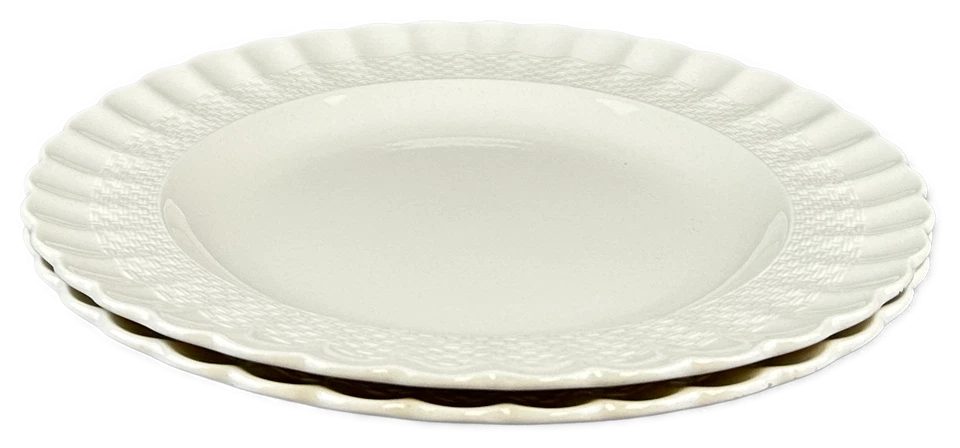 Juego de 2 platos de cena de mimbre Spode Chelsea de colección marca Copeland marrón Foto 2 de 4
