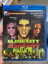 Slime City / Slime City Massacre (Blu-ray) 2018 Double Feature VG+ Condition