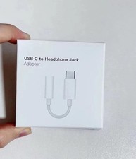For Apple iPhone 16 15 Pro Plus USB Type C To 3.5 mm Audio AUX Headphone Adapter