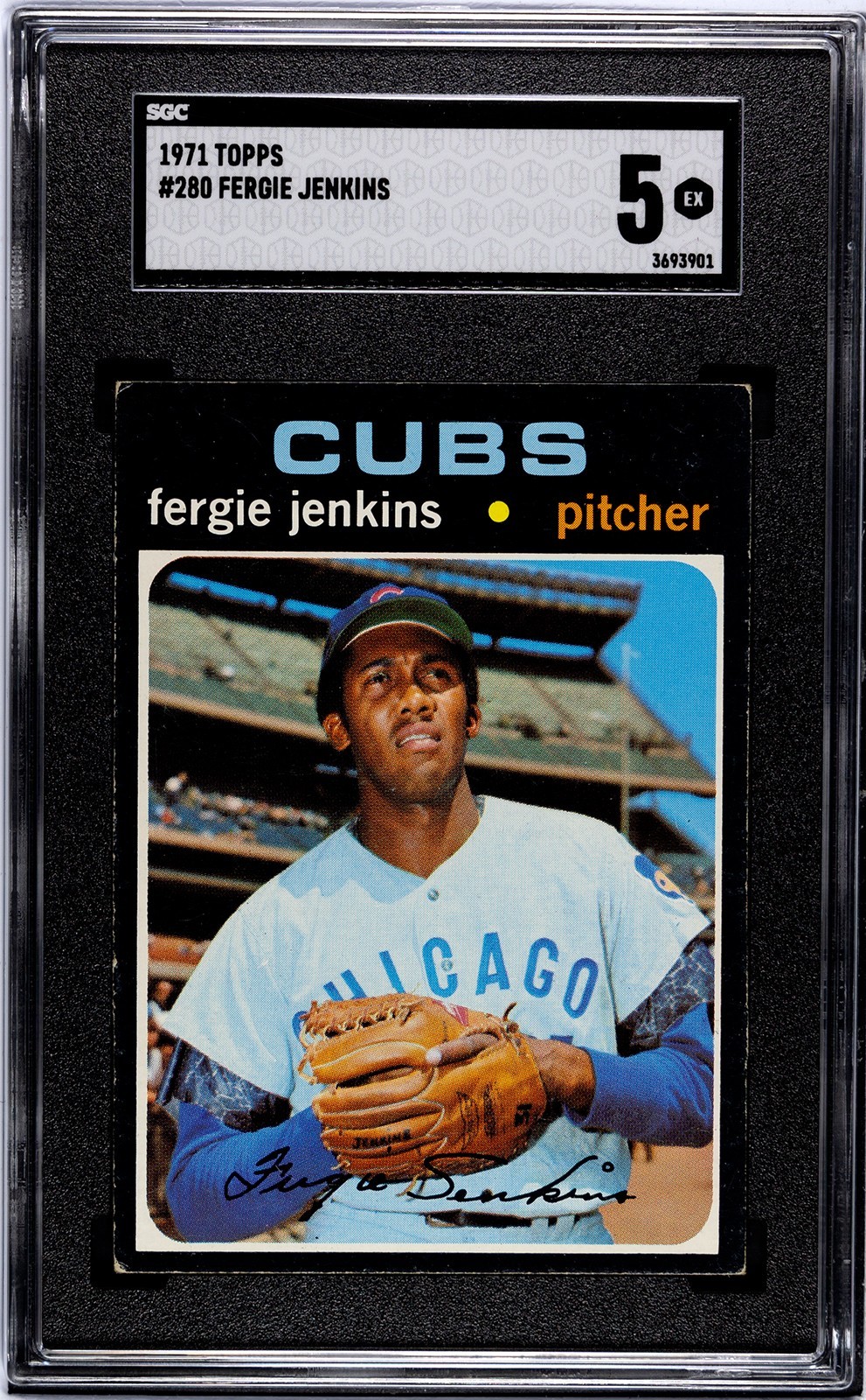 Fergie Jenkins 1971 Topps #280 (SGC 5) Hall of Fame (HOF)