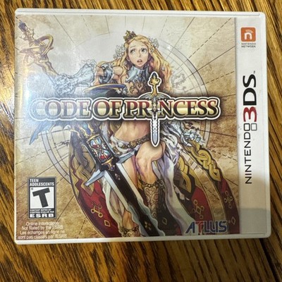 Code of Princess (Nintendo 3DS, 2012) No Manual