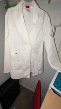 DICKIES Gen Flex Junior fit women's lab coat 28" length 82408- White - Small  