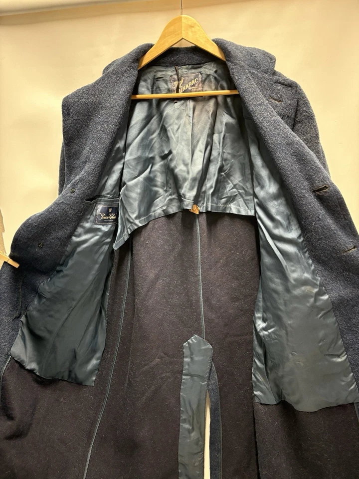 Vintage 1940s Town Clad Cunapac Alpaca Trench - Image 2 of 4