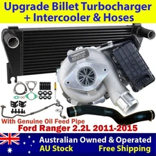 Billet Turbor&Intercooler+Hoses&Oil Feed Pipe For Ford Ranger 2.2L 2011-2015