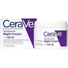 CeraVe Skin Renewing Night Cream – 1.7 oz Niacinamide · Peptide Complex