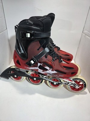 ROLLERBLADE MAXXUM 100 INLINE SKATES  SIZE 11.5   RED/BLACK 