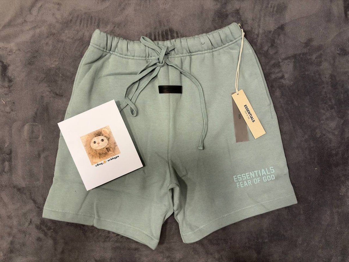 Fear of God Essentials Shorts Sycamore Green - NEW WITH TAGS (XS