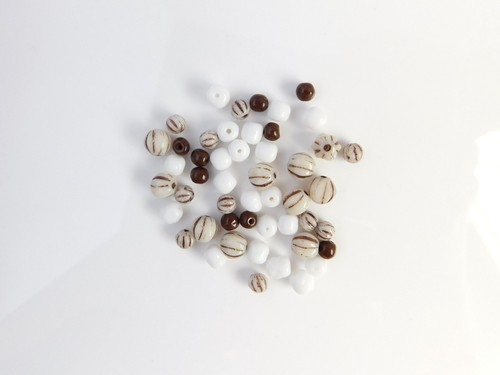 Vintage and New Glass Bead Soup Mixed Lot Includes Czech & Japanese Beads