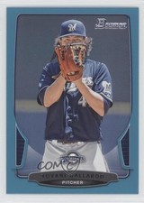 2013 Bowman Blue Border 363/500 Yovani Gallardo #64 0f8