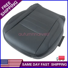 Driver Bottom Replacement Leather Seat Cover Black For 2015 2016 Ford Escape