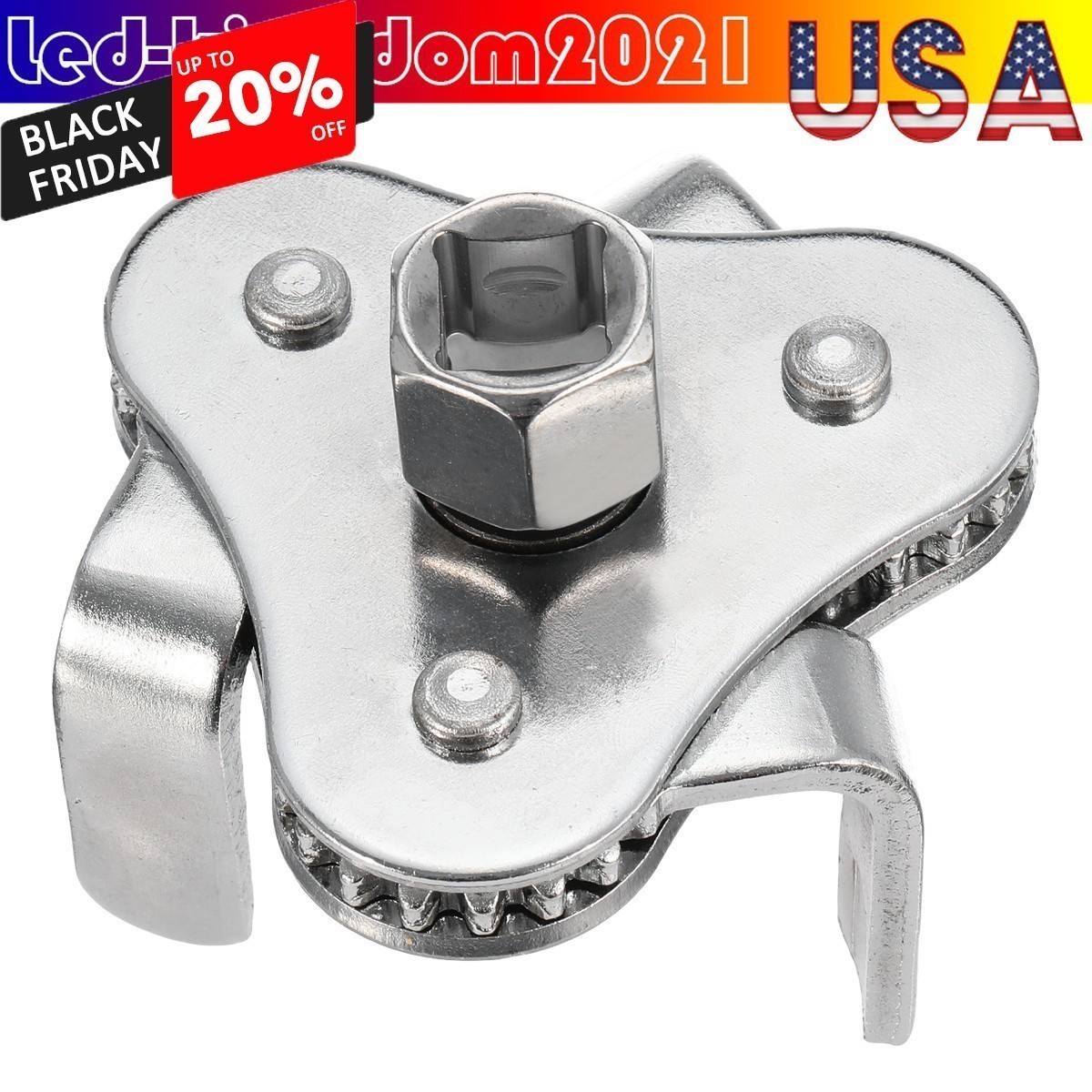 Filter Wrench Oil Filter Wrench Tool Oil Filter Removal Tool Universal 2-way