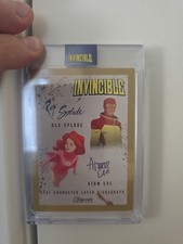 Invincible Dual Character Laser Signagraph Rex Splode, Atom Eve No.382  5/15