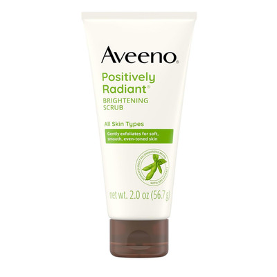 Positively Radiant Skin Brightening Exfoliating Daily Facial Scrub, Moisture-Ric