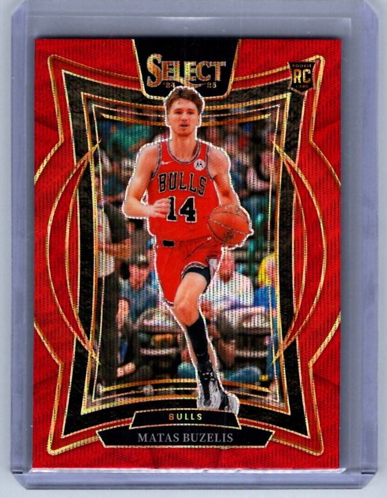 2024-25 Select - Matas Buzelis Concourse #70 Red Wave Prizm (RC)