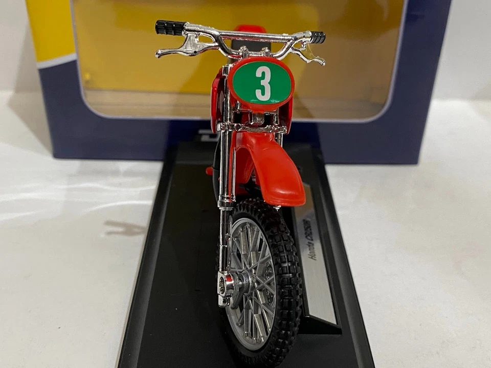 1:18 Honda CR250R Welly Legendary bikes Diecast Moto - Photo 4/4