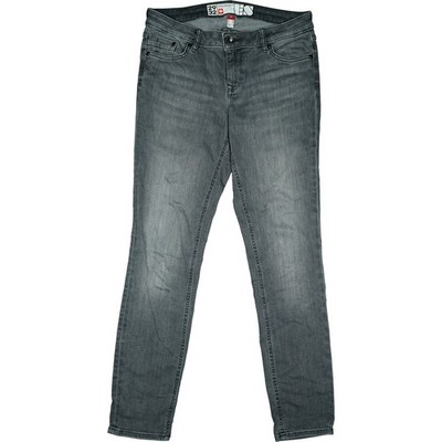 Engelbert Strauss 38 L32 Jeans Hose grau Damen super Stretch low Rise Skinny W29