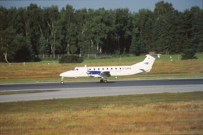 Dia D-CARA Beechcraft 1900C Avanti Air Flugzeug 35mm ungerahmt O23-4-5