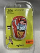 Logitech Doodle Collection M325C Triple Scoop Wireless Optical Mouse