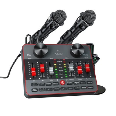 Podcast Equipment Bundle for Tiktok Video Content Creator Audio Interface Kit