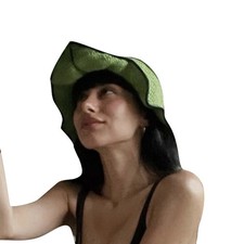 Lady Summer Street Snap Hat Beach Beanie Headwear Sweet Girl Handcrochet Hat