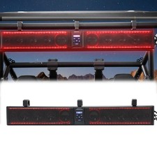 KEMIMOTO 39" Sound Bar 10 Speaker Bluetooth ATV UTV Marine 600W For Polaris RZR