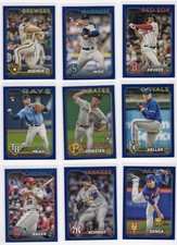 2024 Topps Royal Blue Baseball Cards - Series 1,2 and Update (Complete your set)